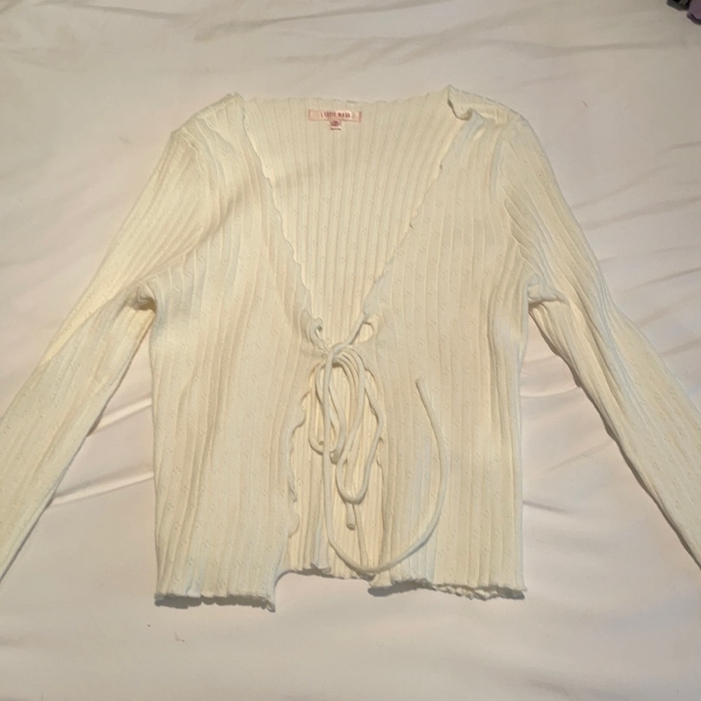 front toe long sleeve top - Picture 1 of 2